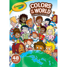 Crayola Colours of the World Colouring Book 48 pages - featuring famous landmarks and new friends - for ages 3+