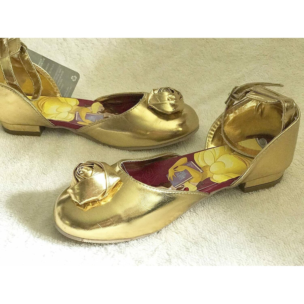 Belle Costume Shoes For Kids, Beauty and the Beast,size 7-8