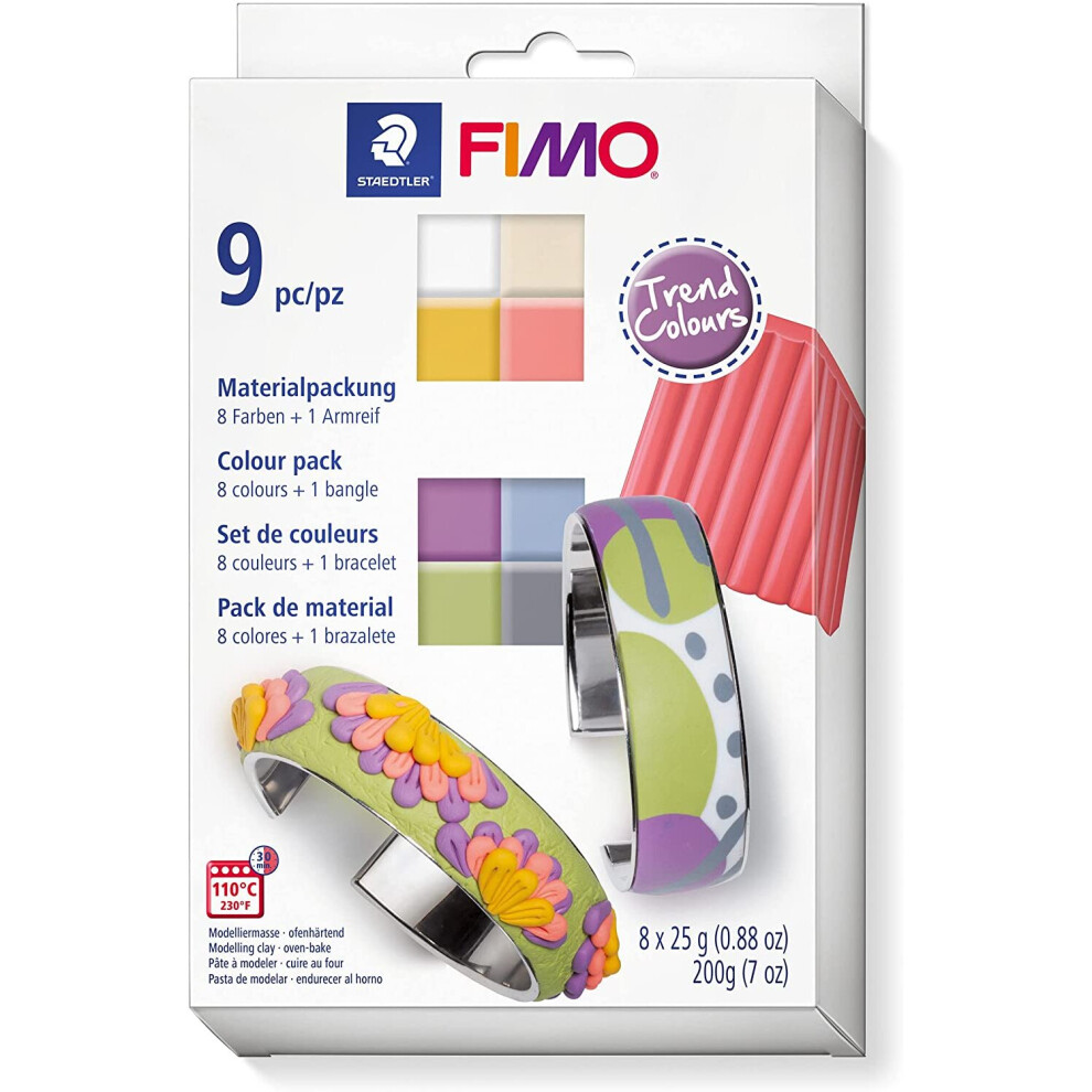 STAEDTLER 8023 C8-1P FIMO Soft Oven Hardening Modelling Clay 12 x 25 g