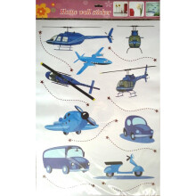 (Planes) WALL STICKERS BEDROOM DECOR FOR BOYS & GIRLS