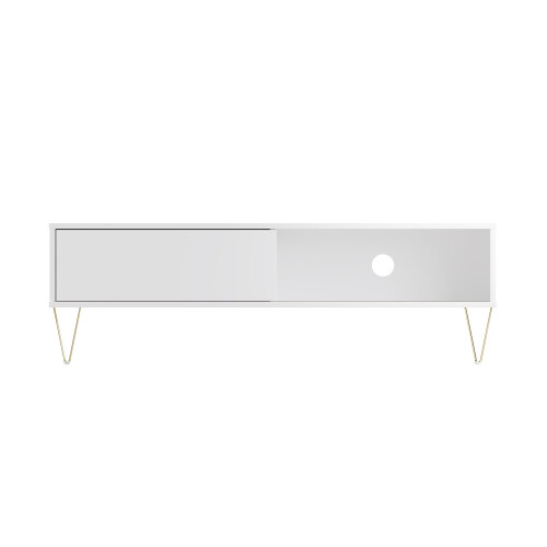 Timber Art Design UK TV Cabinet Sliding Door - White