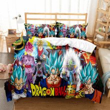 (Style 07, Single) Dragon ball Bedding Single Double King Duvet Cover