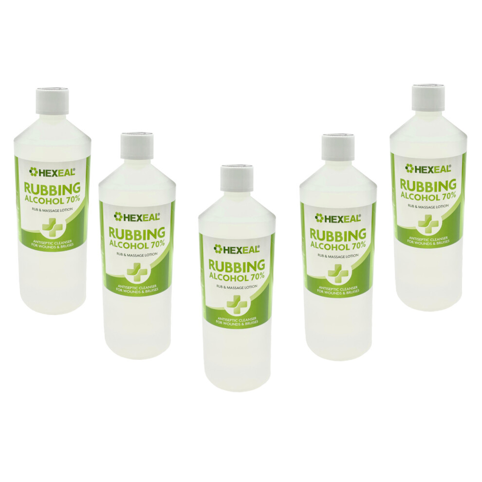 Hexeal Rubbing Alcohol 70% | 5L | Isopropyl Isopropanol Lab Grade