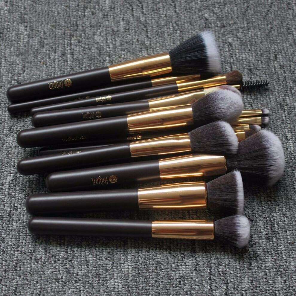 Sesamegate Makeup Brushes, Synthetic Foundation Powder Brushes With Flannel Case