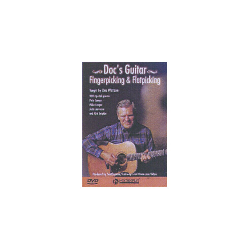 Cd Docs Guitar: Fingerpicking And Flatpicking Dvd (2004) Doc Watson Cert E - Region Size 2