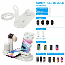 4in1 Wireless Charging Station Dock Charger Stand