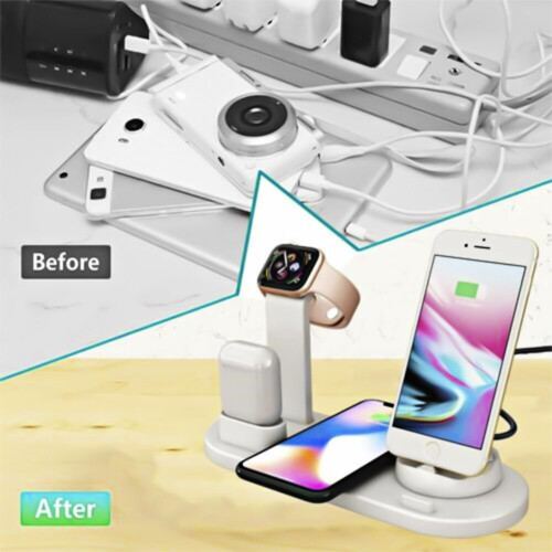 4in1 Wireless Charging Station Dock Charger Stand 2