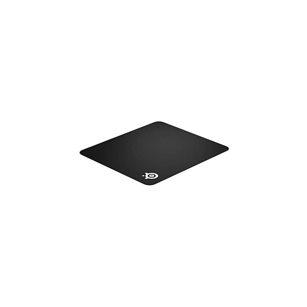 SteelSeries QcK+ Cloth Gaming Mouse Pad - Micro-Woven Surface - Optimized For Gaming Sensors - Size L (450 x 400 x 2mm) - Black