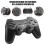 Diswoeeee PS3 Wireless Controller, Wireless Controller for Playstation 3 Double Shock Gaming Controller 6-Achsen Bluetooth Gamepad Joystick with 2