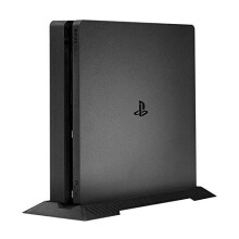 PS4 Slim Stand, Kailisen PS4 Slim Vertical Stand for Playstation 4 Slim Console Cooling Stand- Black