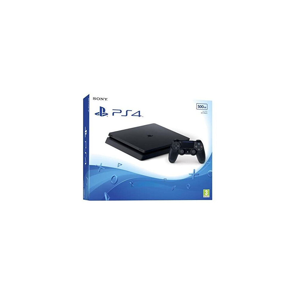 Playstation Sony 4 Slim Console 500Gb Jet Ps4 Black