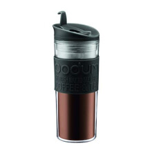 BODUM 11101-01S Travel Mug Insulated Plastic with Flip Lid 0.45 Litres