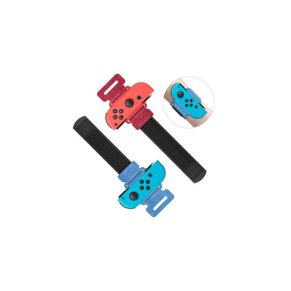 Wrist Bands For Just Dance 2022 2021 2020 Compatible With Nintendo Switch & Oled Model, Comfortable Adjustable Elastic Strap For Switch Game 750153969494
