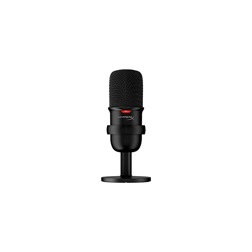 HyperX SoloCast  USB Condenser Gaming Microphone, for PC, PS4, and Mac, Tap-to-mute Sensor, Cardioid Polar Pattern, Gaming, Streaming, Podcasts-image-OPC-P8XYHVN-NEW