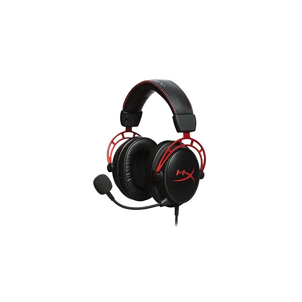 HyperX Cloud Alpha - Gaming Headset, Dual Chamber Drivers, Legendary Comfort, Aluminum Frame, Detachable Microphone, Works on PC, PS4, PS5, Xbox