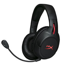 HyperX Cloud Flight - Wireless Gaming Headset, Long Lasting Battery up to 30 Hours, Detachable Noise Cancelling Microphone, Red LED Light, Comfo