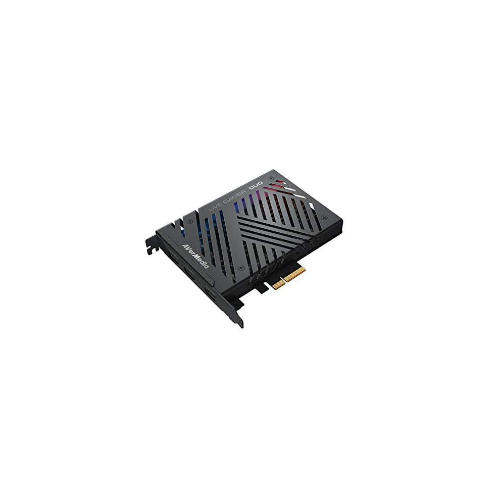 Avermedia Live Gamer Duo. Dual Hdmi Capture Card With 4K Hdr And Full Hd 240 Fps Pass-Through, Ultra Low Latency, Suitable For Live Streaming, P 4710710679934