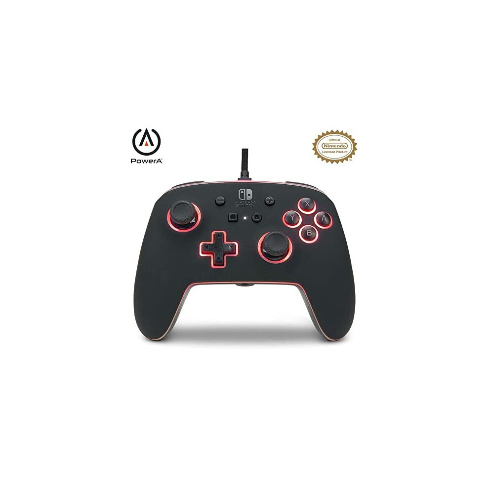 Powera Spectra Enhanced Wired Controller For Nintendo Switch, Gamepad, Wired Video Game Controller, Gaming Controller, Officially Licensed, 617885020094