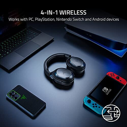 Razer Razer BARRACUDA X: Wireless Multi-platform Gaming and Mobile Headset (PC, PlayStation, Nintendo Switch & Android) - Black 2