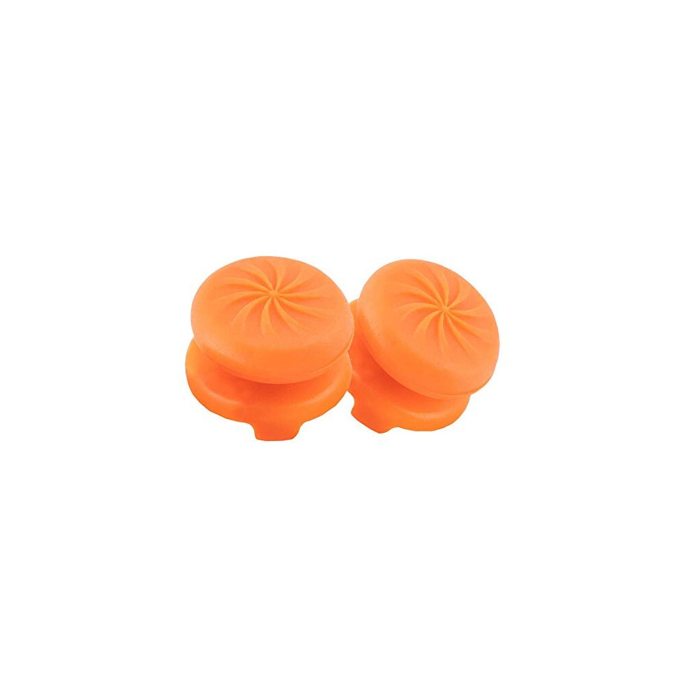 TEUVO Thumb Grips, Silicone Thumb Stick Grips Caps for PS4 Controller and for PS5 Controller Thumbsticks to Increase Precision, Aim and Comf