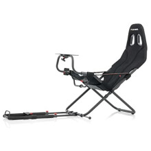 Playseat Challenge Actifit Black - Foldable Racing Cockpit, Highly Adjustable, Breathable Actifit, Stable & Compatible with Most Wheel/Pedal Sets