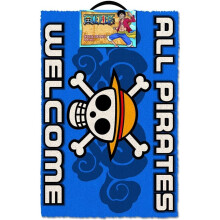 Pyramid One Piece All Pirates Welcome Door Mat