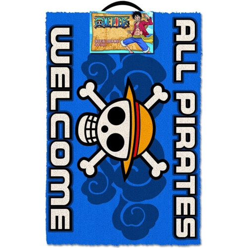 Pyramid One Piece All Pirates Welcome Door Mat