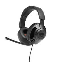 JBL Quantum 200 Wired Over-Ear Gaming Headset with Microphone, PC and PS Compatible, in Black