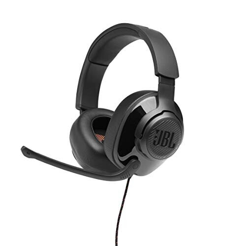 JBL JBL Quantum 200 Wired Over-Ear Gaming Headset with Microphone, PC and PS Compatible, in Black