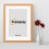 (A5 Pic (A4 Frame)) Beech Picture Frame Photo Frames With White Mount Wall Art Hanging Frame Home Decor Frame 2