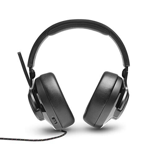 JBL JBL Quantum 200 Wired Over-Ear Gaming Headset with Microphone, PC and PS Compatible, in Black 1