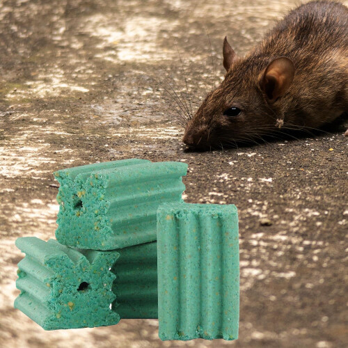 Deadfast Mouse and Rat Killer Plus All-Weather Bait Blocks 15 Pack 300gr 1