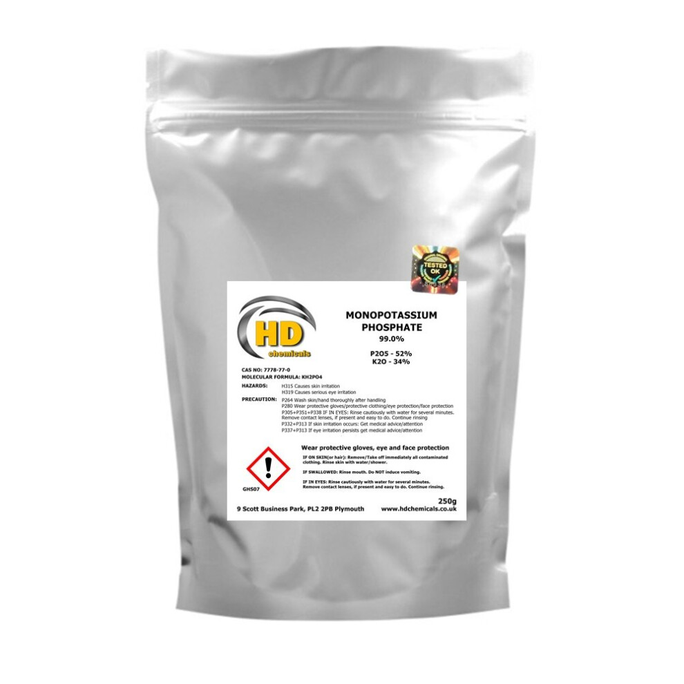 (250g) Monopotassium Phosphate Fertiliser Buffering Agent