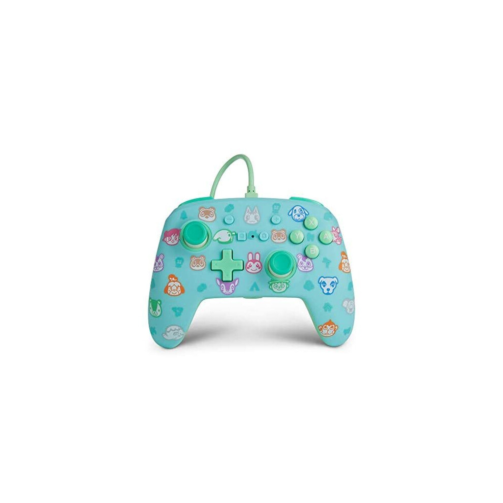 Powera Enhanced Wired Controller For Nintendo Switch Animal Crossing, Gamepad, Wired Video Game Controller, Gaming Controller 617885024528