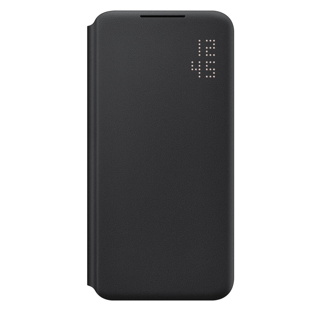 Samsung Case Original Galaxy S22 Led Display Card Holder Smart Led Cover Black