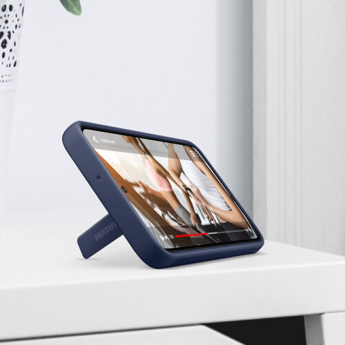 Samsung Case Galaxy S22 Plus Support Stand Original Protective Standing Cover dark blue 2