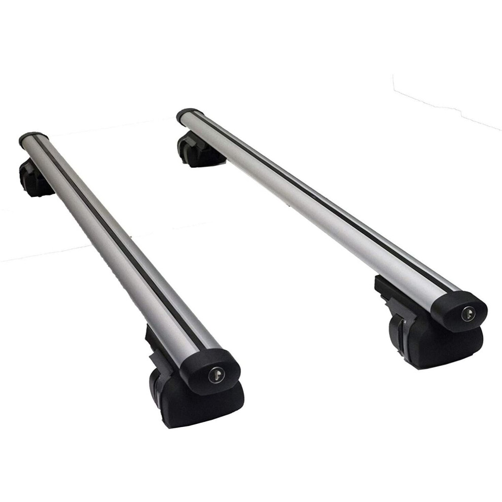 Roof Bars (in Ali) to fit Saab 9-3 Estate / Sport Hatch(5 door)(05-12) For Cars With Raised Running Rails