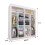 Arthauss (203cm, White) Sliding Mirror Door Wardrobe | Lisbon 2