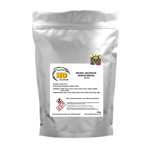 (500g) Nickel Sulphate Hexahydrate Dyeing mortar