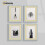 (A4 Pic (A3 Frame)) Light Grey Picture Frame Photo Frames With Ivory Mount Wall Art Hanging Frame Home Decor Frame 9