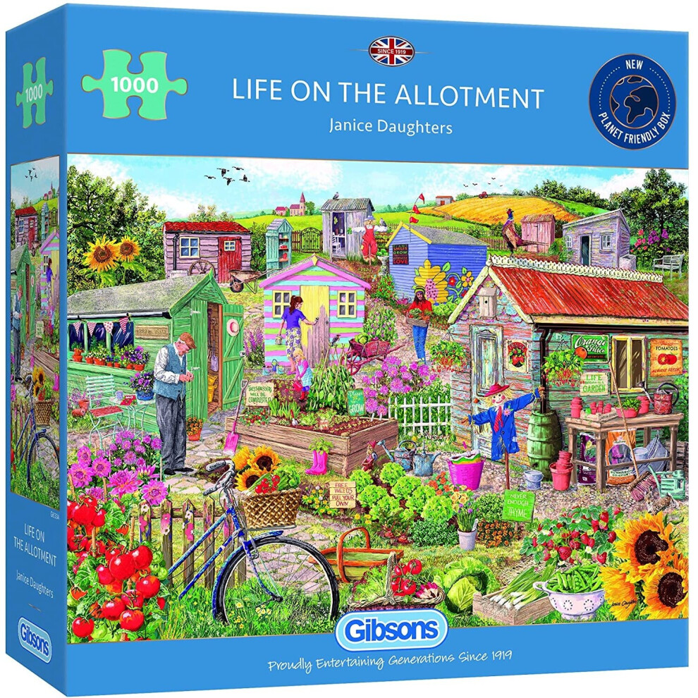 Life On The Allotment Jigsaw Puzzle - 1000 Pieces