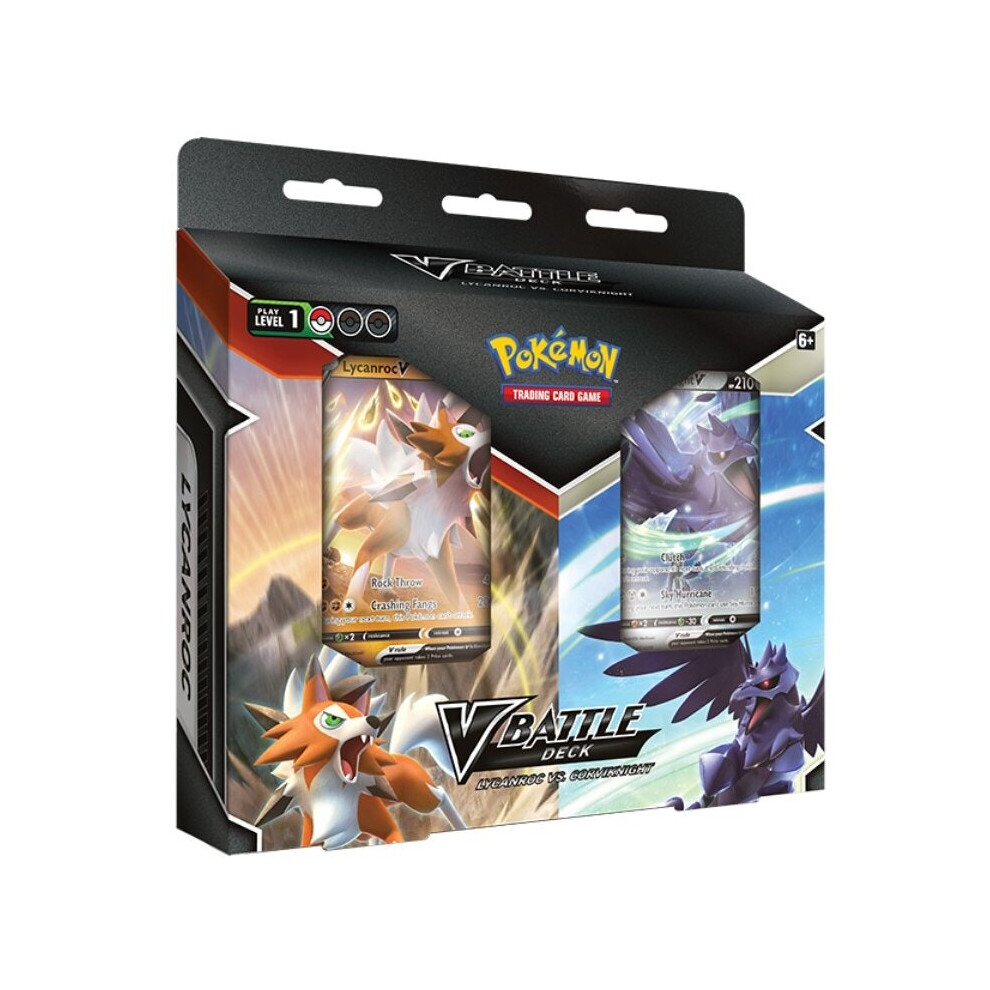 Pokemon TCG: Lycanroc V / Corviknight V Battle Deck - One At Random Bundle