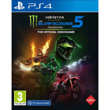 Monster Energy Supercross: The Official Videogame 5 (PS4) - 2021 AMA Season, 100+ Riders, Rider Shape, Editors, Split Screen