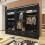 Arthauss (255cm, Black) High Gloss Sliding Mirror Door Wardrobe 2