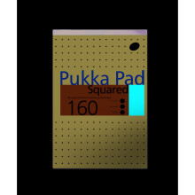 (Pack of 6) A4 5mm Squared Ruled Pads 80GSM 160 Pages