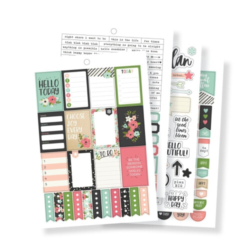 Simple Stories Carpe Diem af A5 Sticker Tablet - Bloom 2