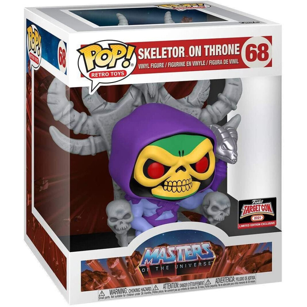 Funko Pop Skeletor On Throne (68) Limited Edition Masters Of The Universe