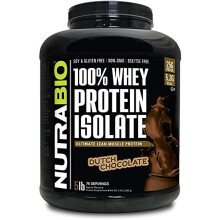 NutraBio, Isolat de Protéine de Lactosérum, Chocolat Hollandais, 5 lb (2,268 g)