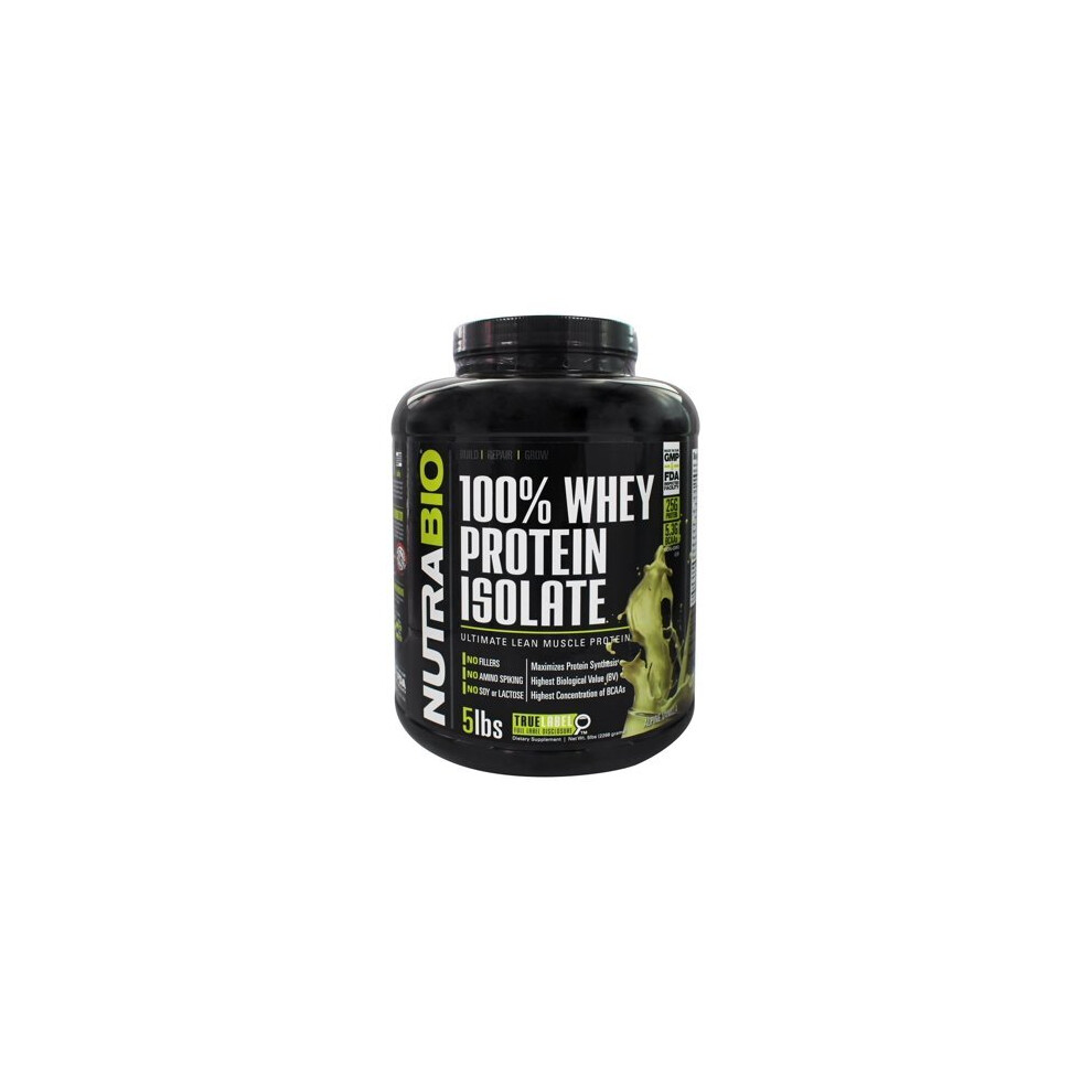 Nutrabio Whey Protein Isolate 2200G Alpine Vanilla