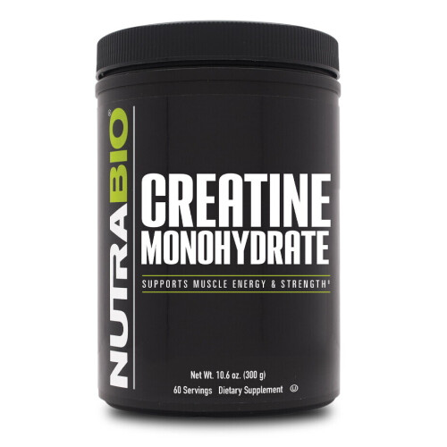 NutraBio, Monohydrate de Créatine Micronisée, 10.6 oz (300 g)